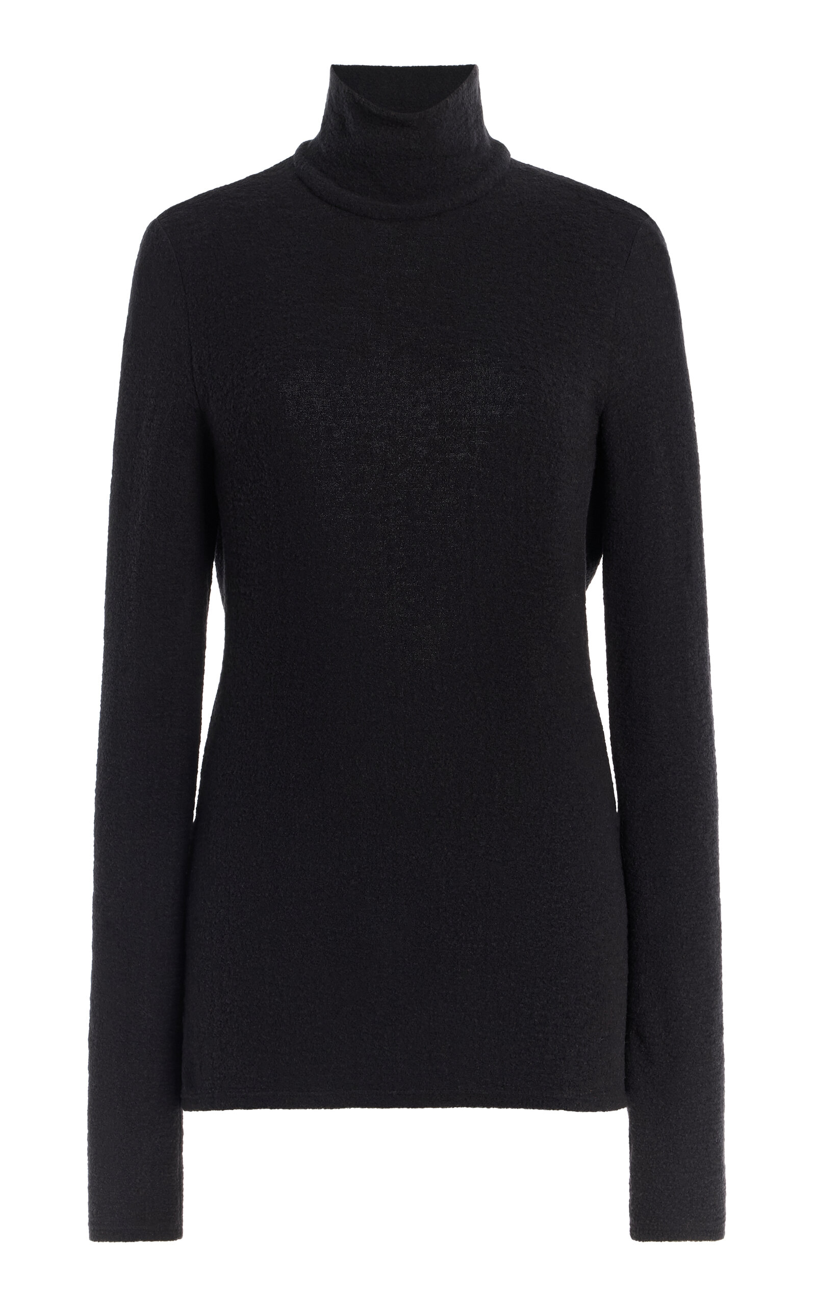 Cutout Knit Turtleneck Top