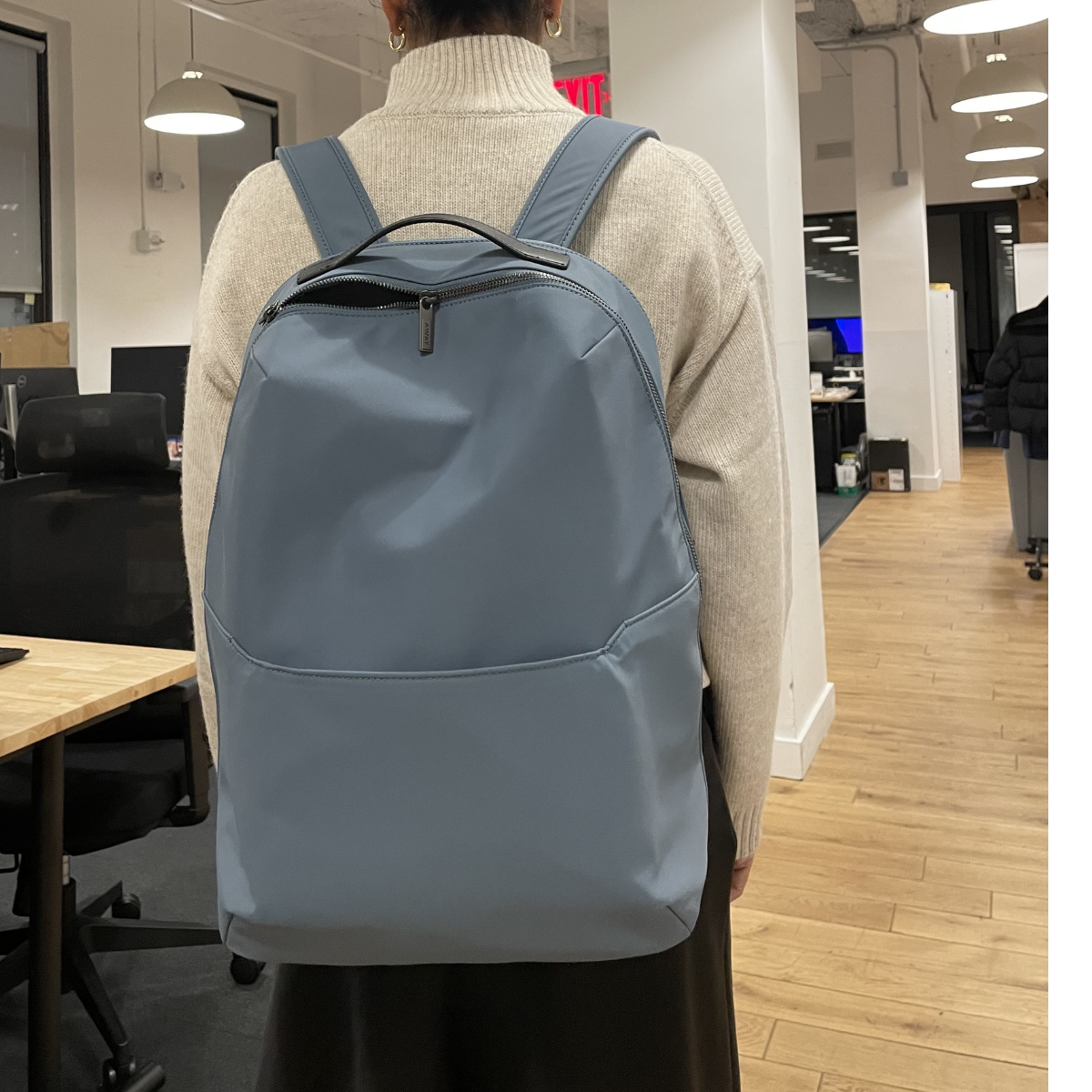 Fashion editor Lauren Tappan tests the Away The Everywhere Zip Backpack