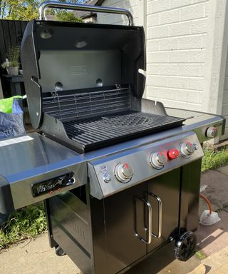 fully assembled Weber Genesis II EX-335 GBS smart BBQ