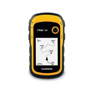 Garmin eTrex 10 against white background