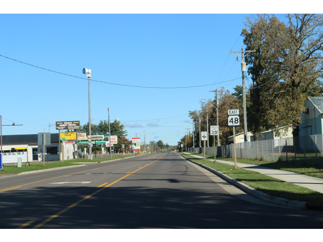 Rice Lake Wisconsin Looking north WIS48 image