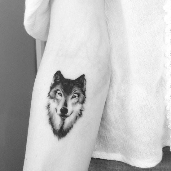 beautiful wolf tattoos