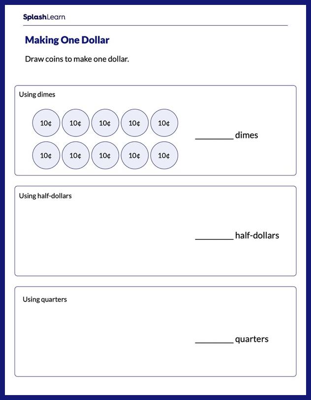 Make a Dollar Worksheet