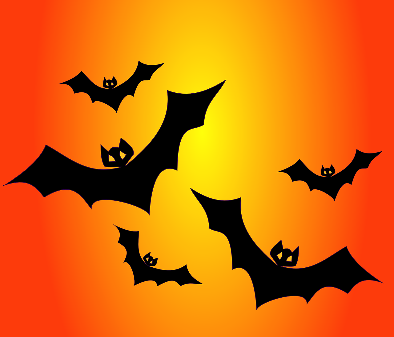 900 多张免费的“Bats”和“万圣节”插图 - Pixabay