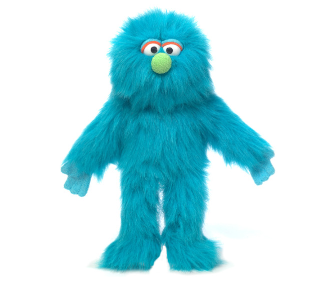 Blue Monster Puppet