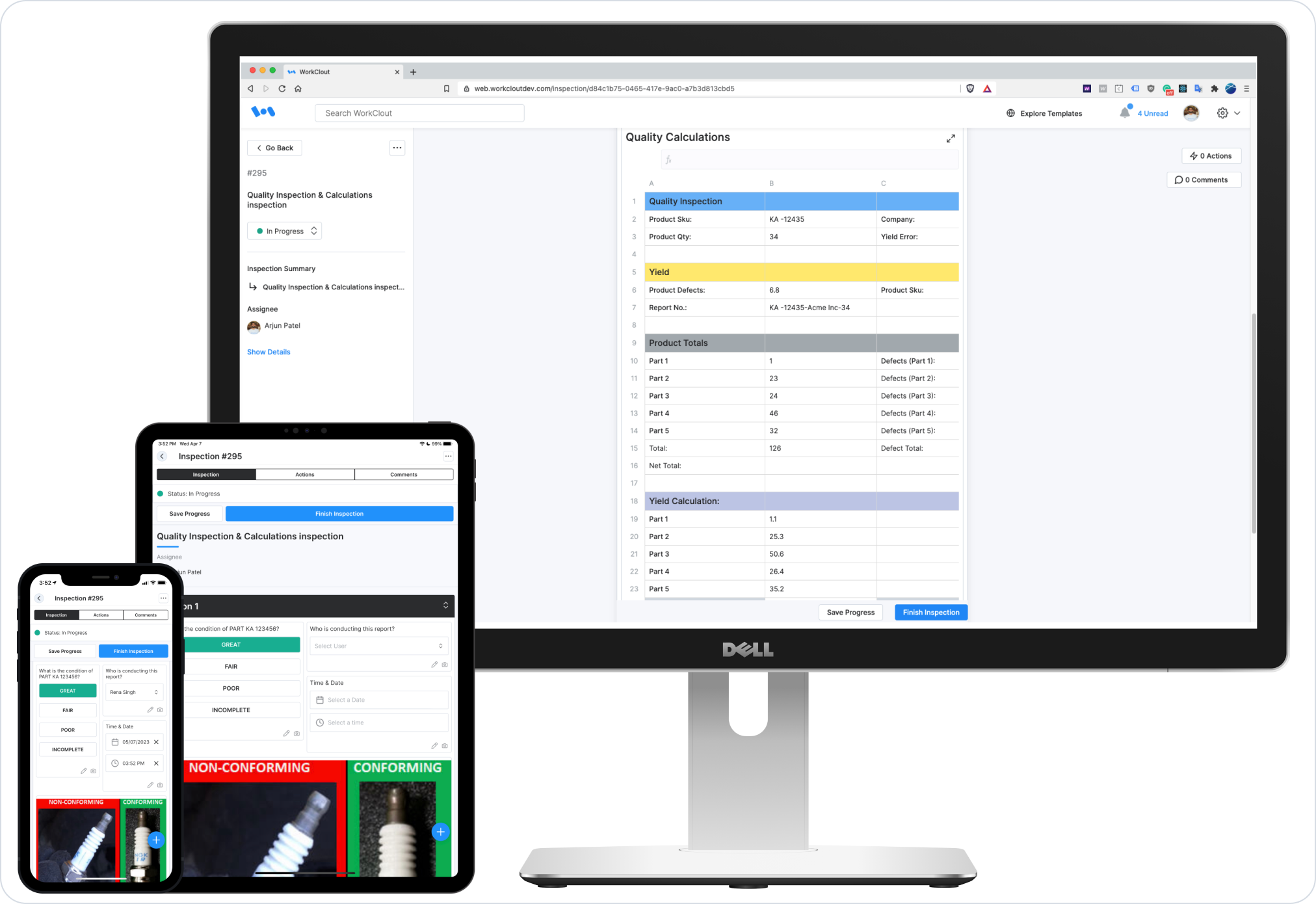 WorkClout is available on desktop, tablet, and mobile devices