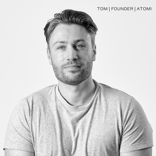 Photograph of Tom O'Donahoo Co-founder of Atomi