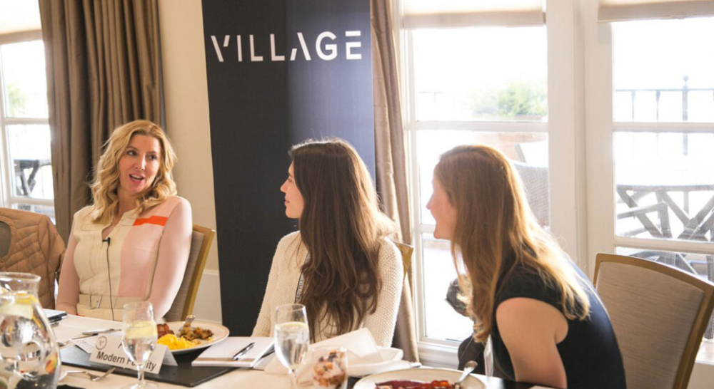 Sara Blakely meets with Village Global founders