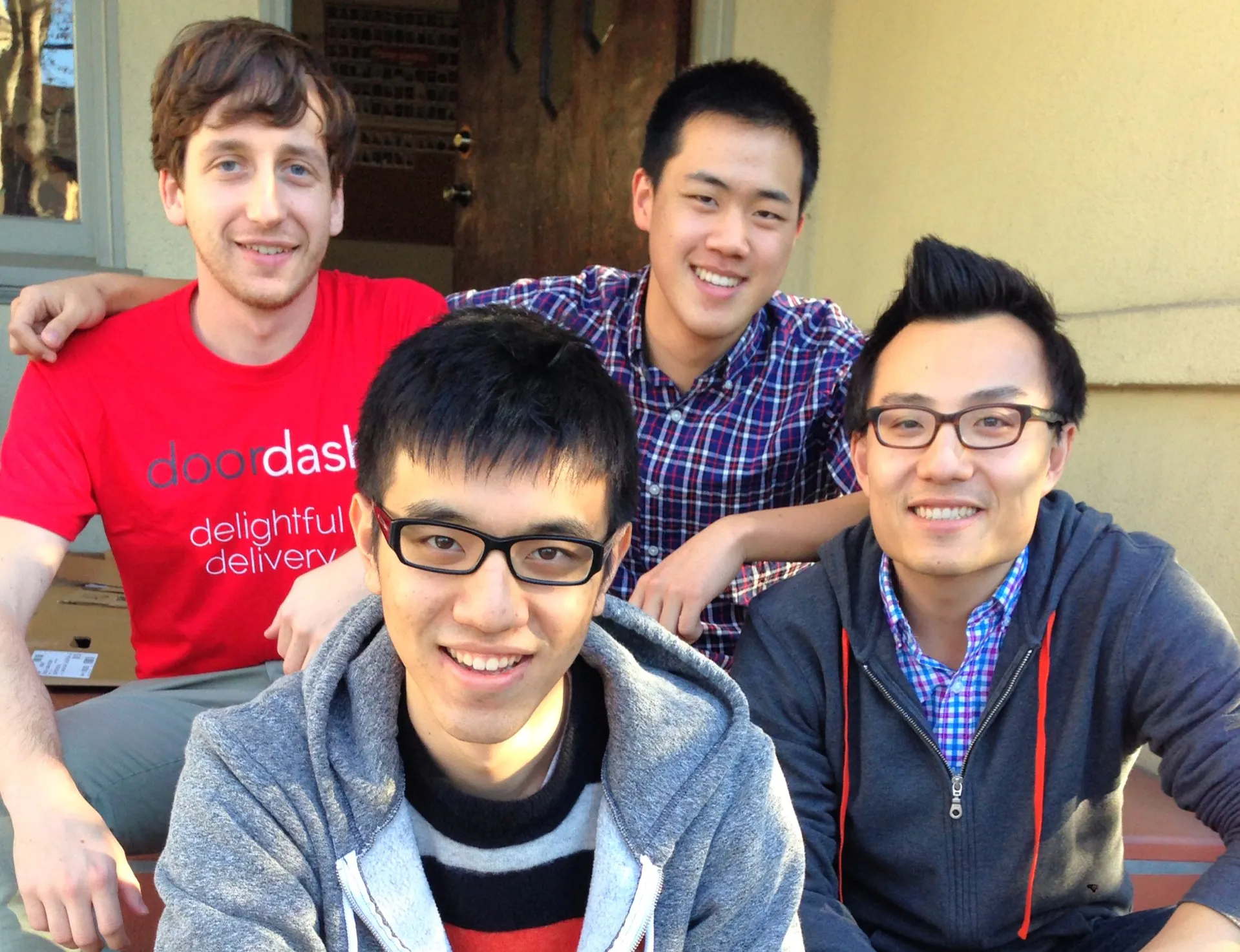 Evan Moore, Andy Fang, Tony Xu and Stanley Tang - The DoorDash Founding Team