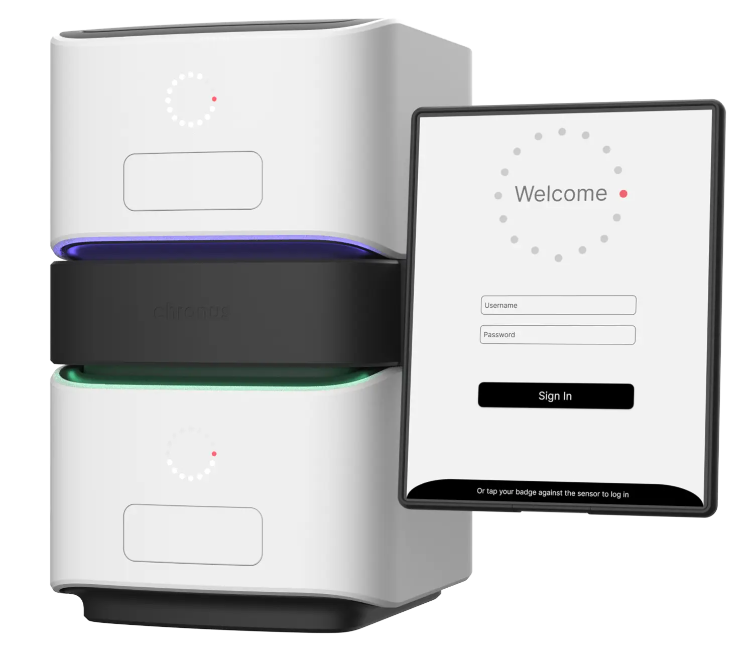 Chronus Health Blood testing device