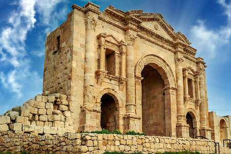 Η Αψίδα του Αδριανού στη Jerash