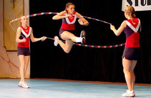 ... those tough calls over at the Billie Jean King Jump Rope Venue