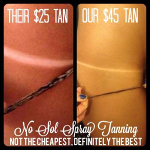 Spray Tan Quotes