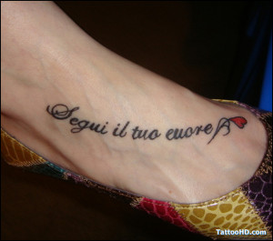 cute italian sayings for tattoos , Italian Tattoos