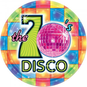 Plates Plates 26.6cm - 70s Disco Flashback Fever