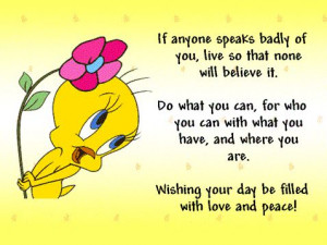 Cute Tweety Bird Sayings