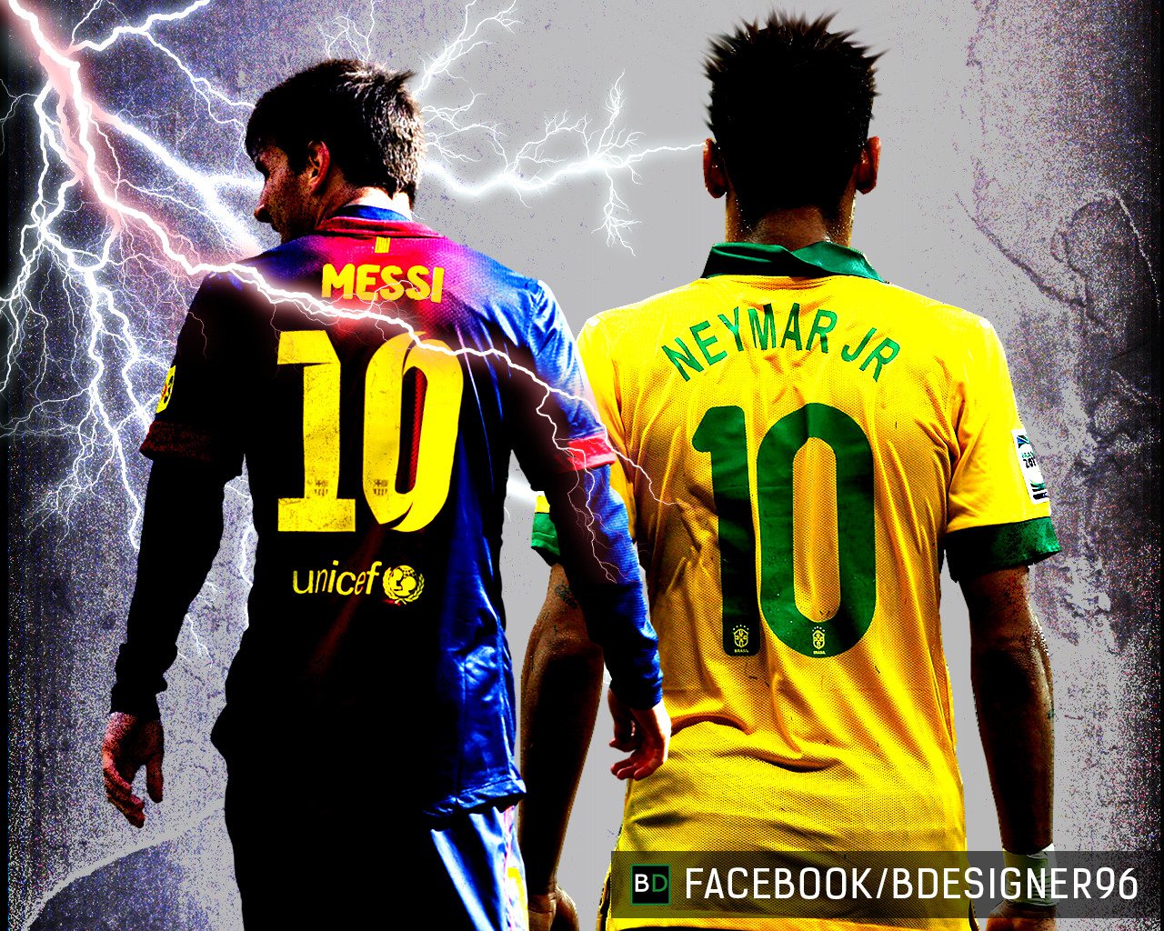 Sự kết hợp đẹp mắt Neymar x Messi wallpaper 4k cho desktop và mobile