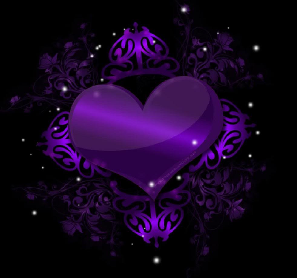 Purple Heart Background - WallpaperSafari