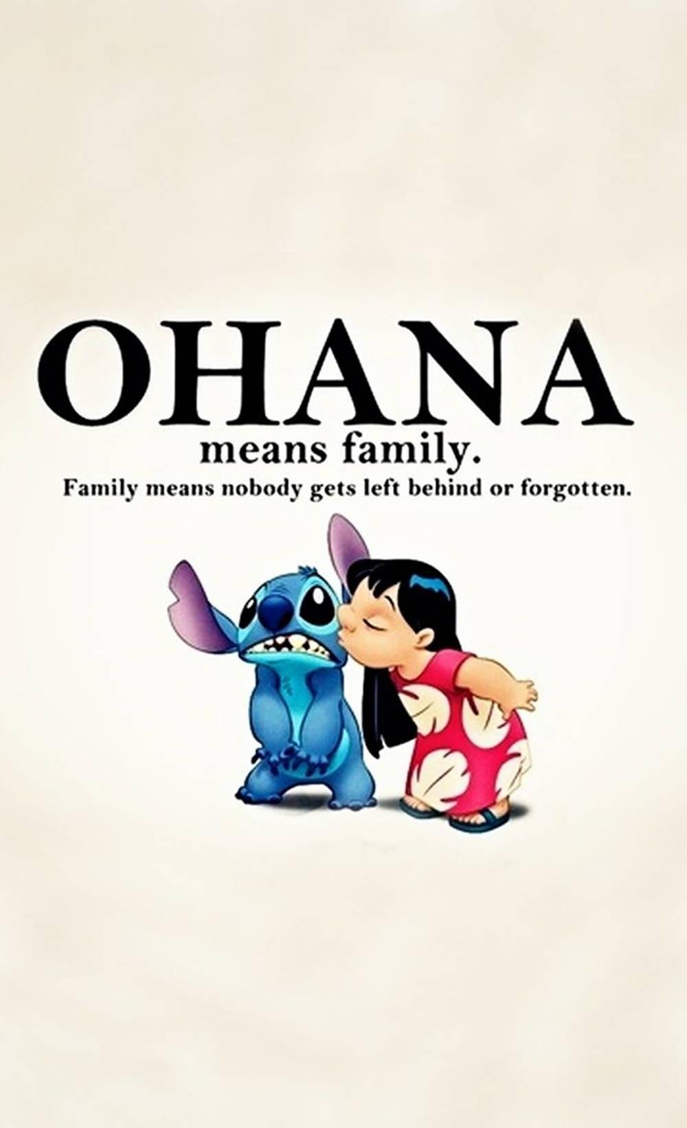 🔥 Download Cute Stitch Ohana Is Family iPhone Wallpaper by @csandoval77 ...