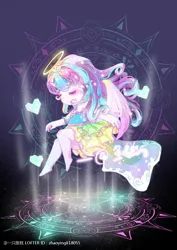 Size: 750x1061 | Tagged: safe, artist:zhaoyingli18055, derpibooru import, princess flurry heart, equestria girls, g4, cute, flurrybetes, image, jpeg, solo