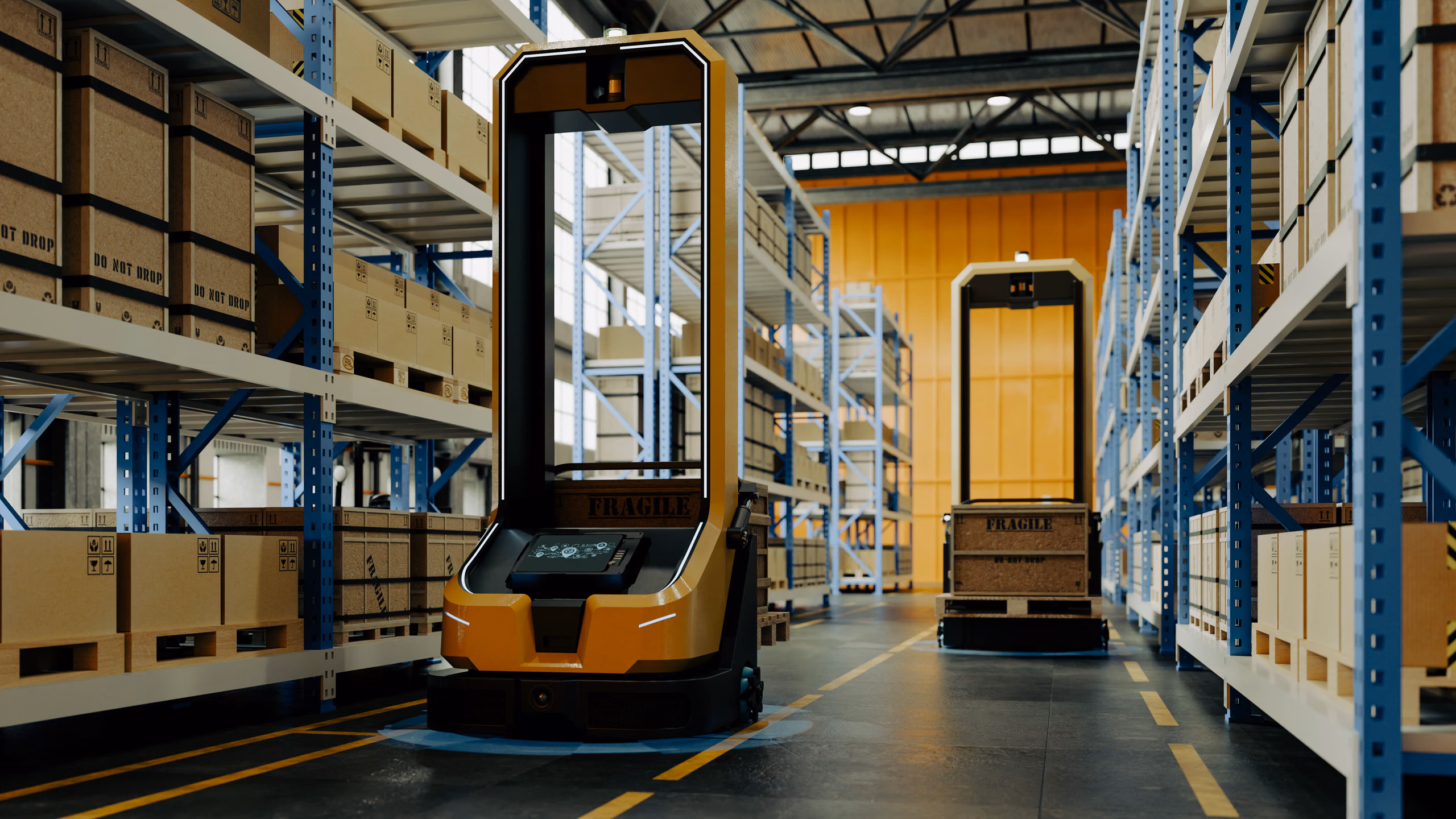 Cách Computer Vision dẫn hướng AMR, AGV và xe nâng tự hành