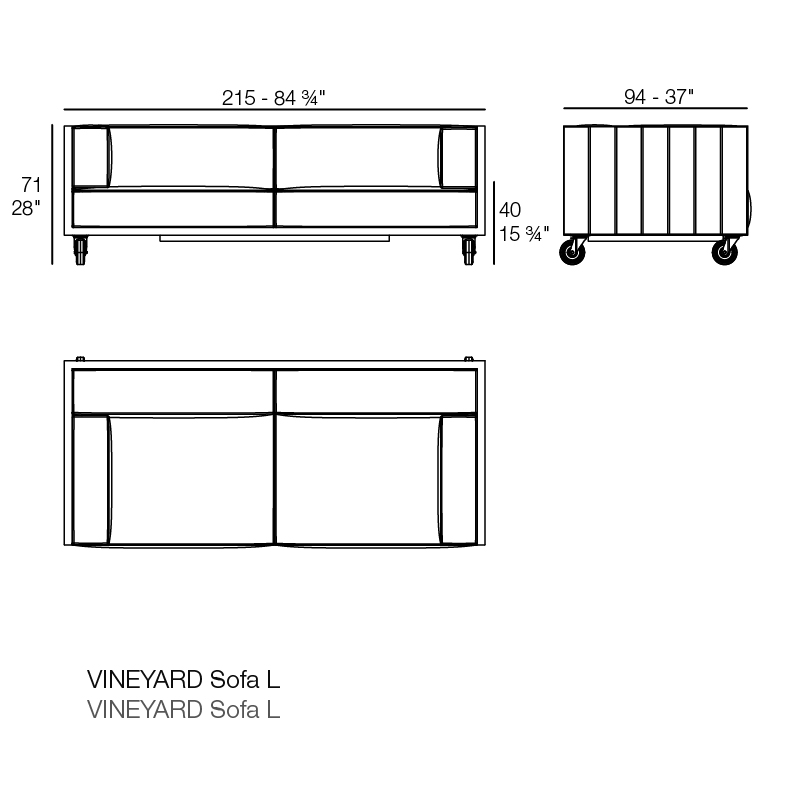 VINEYARD SOFA by Ramón Esteve | Vondom Products