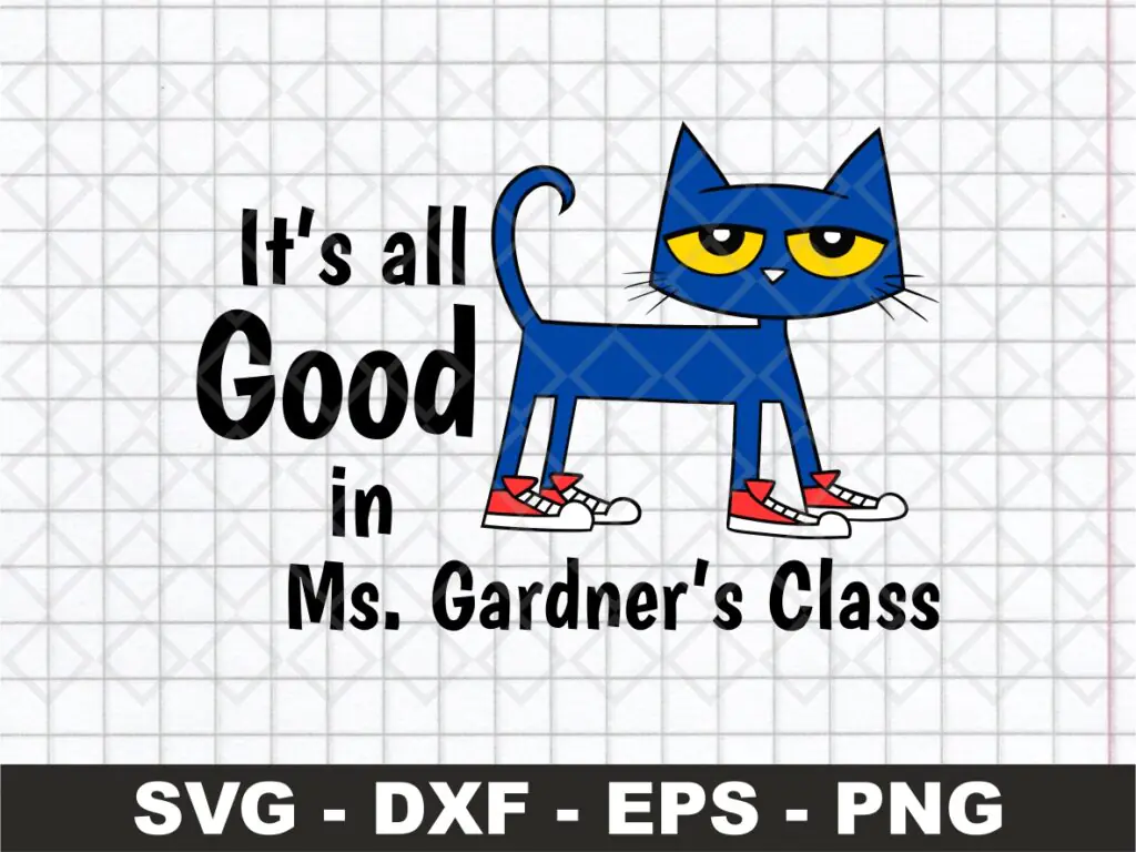 New Concept, Pete the Cat SVG Cricut, PNG Sublimation, DXF, EPS File