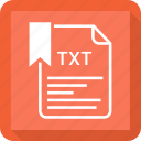 document, extension, file, txt