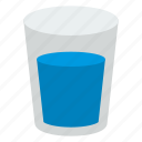 mineral, water, glass, drink