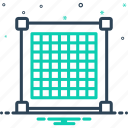 grid, square, texture, pattern, rows, column, frame