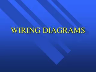 WIRING DIAGRAMS