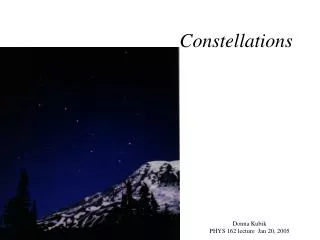 Constellations