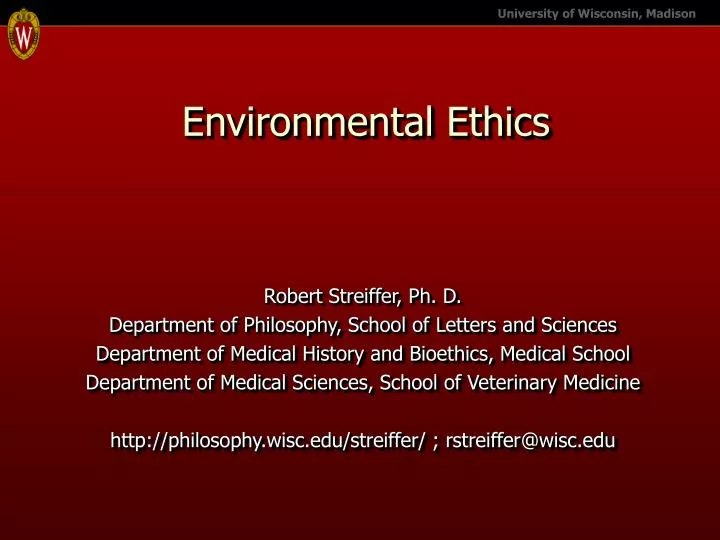 environmental ethics