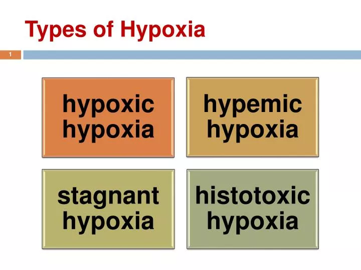 types of hypoxia