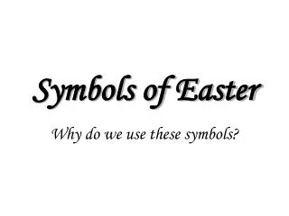 Symbols of Easter