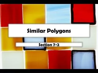 Similar Polygons