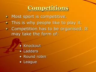 Competitions