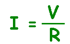 Ohm's Law Equation