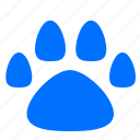 animal, paw, print