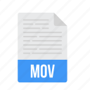 document, file, format, mov