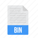 bin, document, file, format