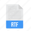 document, file, format, rtf 