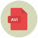 avi, extension, file, type