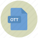 extension, file, ott, type