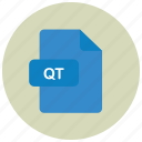 extension, file, qt, type