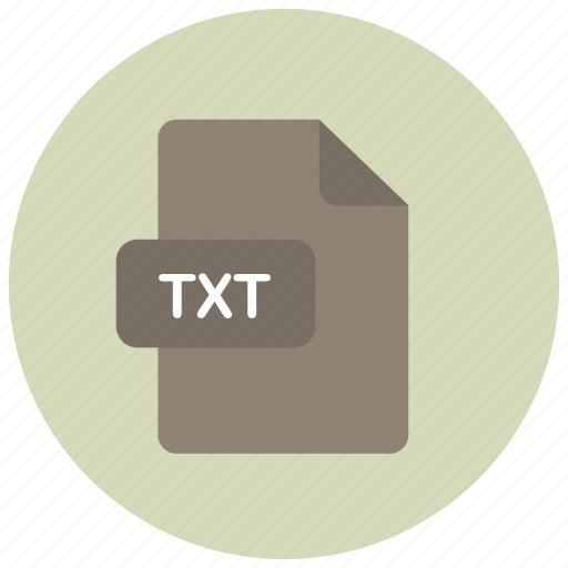 Extension, file, txt, type icon - Download on Iconfinder