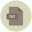 extension, file, txt, type