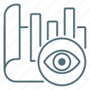 chart, eye, market, marketing, wath