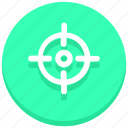 aim, bullseye, focus, goal, gun, objective, target