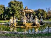 Fontana del Cupido (Villa Pamphili - Rome It.) The Eros fountain.